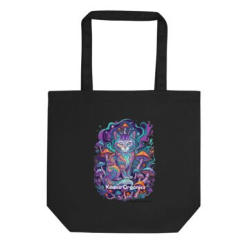 Mushroom Guardian Organic Tote | Mycelium Cat Bag | Keanu Organics