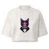 Hypnotic Keanu Garment-Dyed Cropped Tee — vintage white front