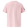 Hypnotic Keanu Unisex Ribbed Neck Tee — cotton pink back