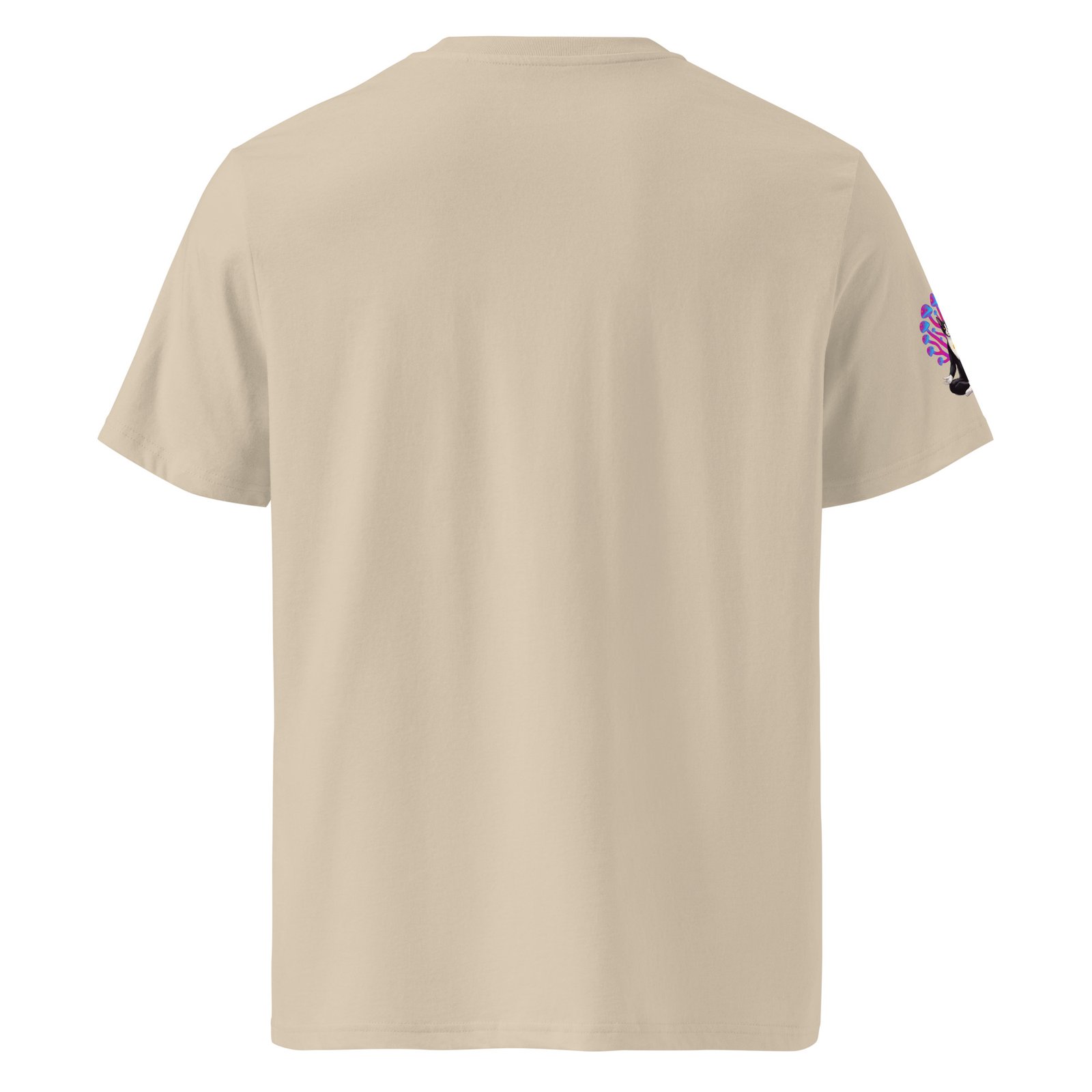 Hypnotic Keanu Unisex Ribbed Neck Tee — desert dust back