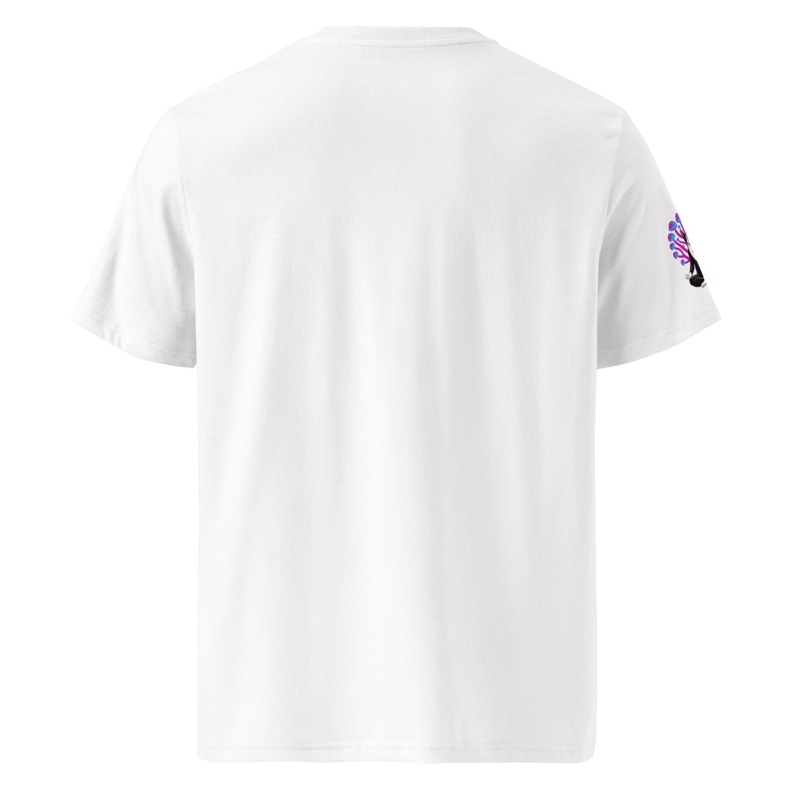Hypnotic Keanu Unisex Ribbed Neck Tee — white back
