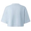 Keanu's Breathwork Garment-Dyed Cropped Tee — light washed denim back