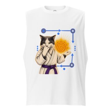 Keanu's Breathwork Unisex Muscle Shirt — white front