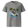 Keanu's Rasta Ride Organic Tee — heather grey front