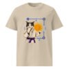Keanu's Breathwork Classic Tee — Desert Dust, front (adult unisex organic cotton)