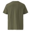 Keanu's Breathwork Classic Tee — Khaki, back (adult unisex organic cotton)