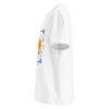 Keanu's Breathwork Classic Tee — White, left sleeve side (adult unisex organic cotton)
