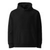 Noble Cat Essential Organic Hoodie — black front