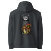 Noble Cat Essential Organic Hoodie — india ink grey back