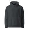 Noble Cat Essential Organic Hoodie — india ink grey front