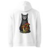 Noble Cat Essential Organic Hoodie — white back