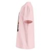 Noble Cat Organic Cotton Tee — cotton pink left