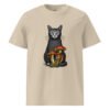 Noble Cat Organic Cotton Tee — desert dust front