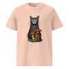 Noble Cat Organic Cotton Tee — fraiche peche front