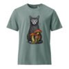 Noble Cat Garment Dyed Vintage Tee — green bay front