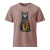 Noble Cat Garment Dyed Vintage Tee — kaffa coffee front