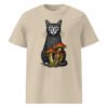 Noble Cat Organic Cotton Tee — desert dust front