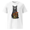 Noble Cat Organic Cotton Tee — white front
