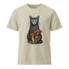 Noble Cat Garment Dyed Vintage Tee — stone front