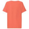Noble Cat Women's Organic Ribbed Neck Tee — fiesta back