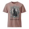 Patience & Poison Vintage Black Cat T-shirt — kaffa coffee front