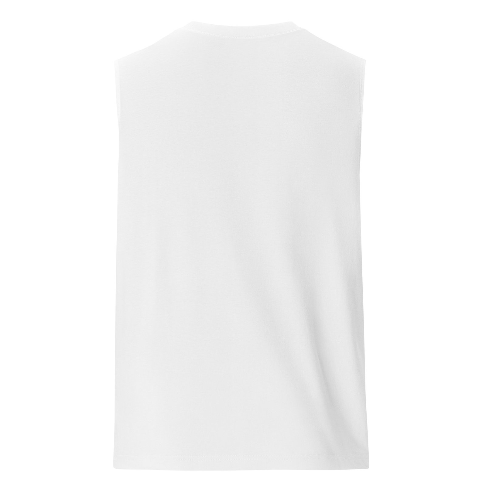 Prismatic Awakening Unisex Muscle Shirt — white back