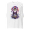Prismatic Awakening Unisex Muscle Shirt — white front