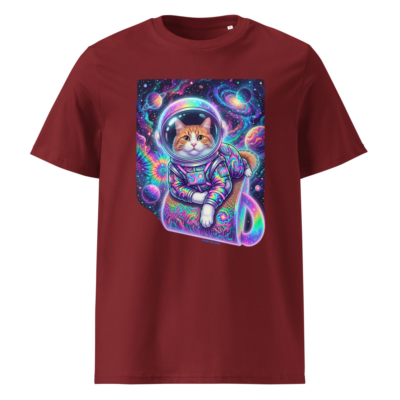 Puddynaut design on organic cotton tee