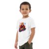 Shonen Puddy Organic Kids Tee — white left front