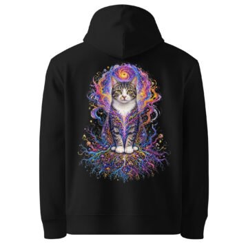 Prismatic Awakening Organic Hoodie | GOTS Streetwear | Keanu Organics
