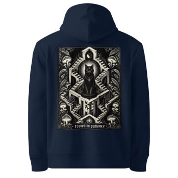 Rooted Cruiser Hoodie | Organic Heavyweight Cat Hoodie | Keanu Organics