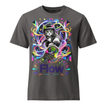 Flow State Organic Vintage T-Shirt | Garment-Dyed Tee | Keanu Organics