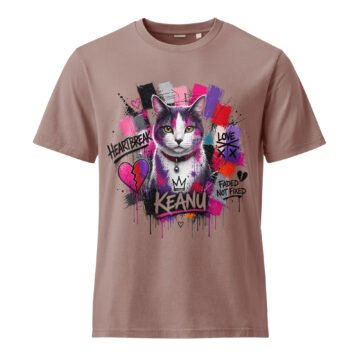 Neon Heartbreak Vintage Dyed Tee | Organic Cotton | Keanu Organics