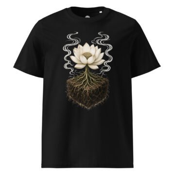 Rooted Lotus Tee| Organic Lotus Tee | Keanu Organics