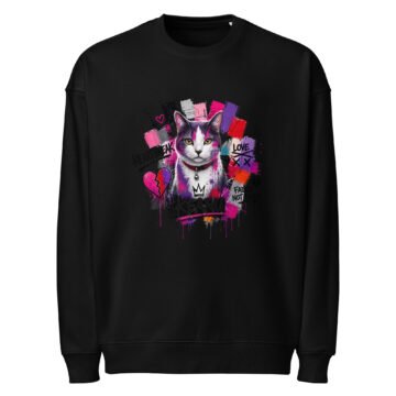 Neon Heartbreak Oversized Sweatshirt | Organic Fleece | Keanu Organics