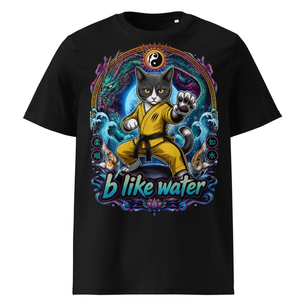 b like water Unisex organic ribbed neck t-shirt