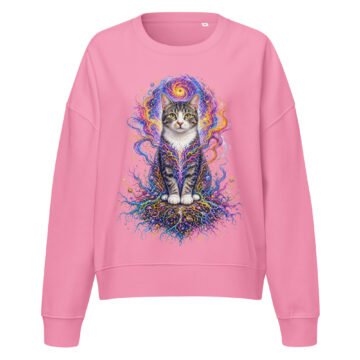 Prismatic Awakening Women's Crewneck | Organic Cotton Sweatshirt | Keanu Organics