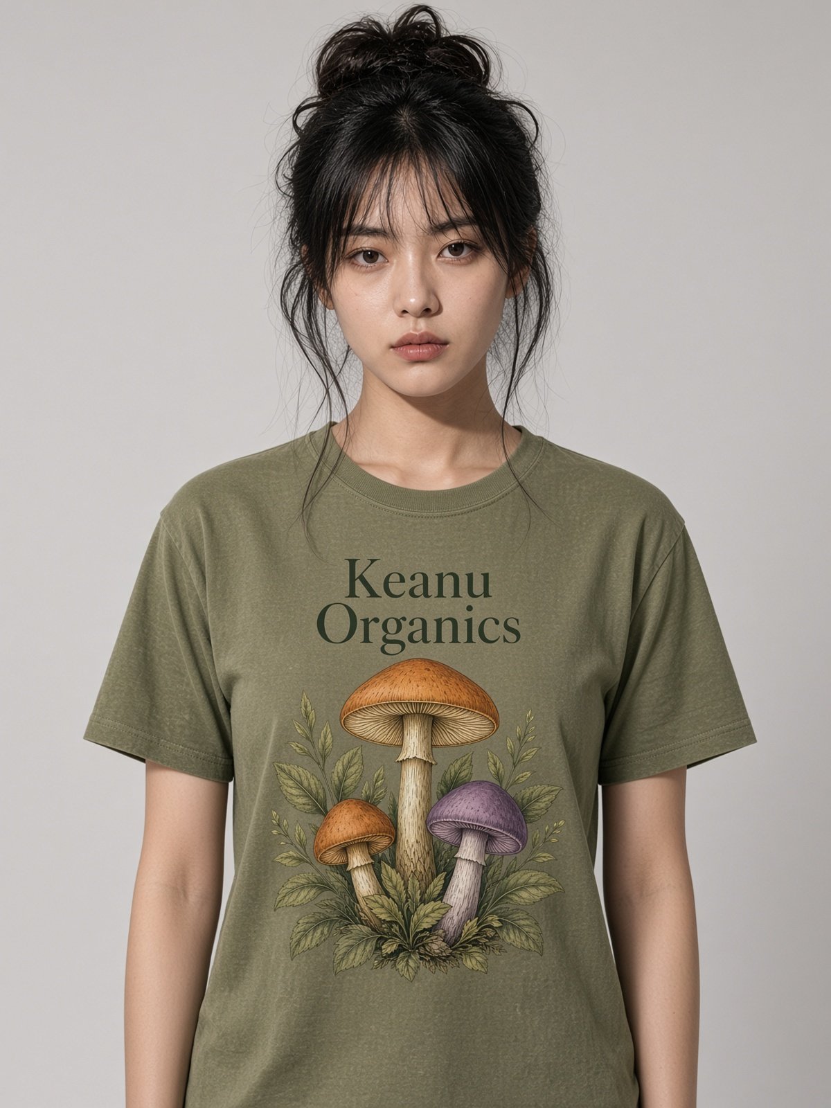 Mystic Mycelium Organic Cotton Tee image 1