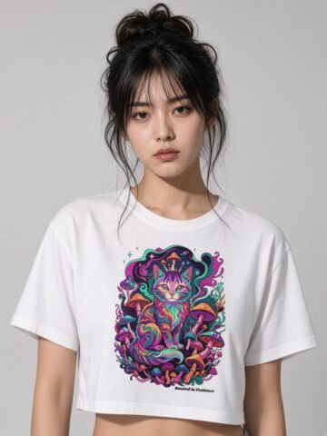 Mushroom Guardian Crop Tee image 1