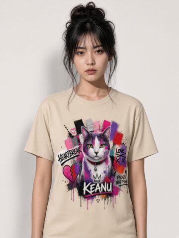 Neon Heartbreak Organic Mid Tee image 1