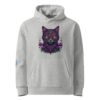 Mycelial Mind Heavyweight Hoodie heather grey front