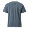 Rasta Waves unisex garment dyed vintage t-shirt back deep teal