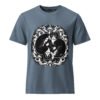 Midnight Curl Garment-Dyed Vintage Tee — teal front | Keanu Organics
