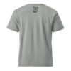 Rasta Waves unisex garment dyed vintage t-shirt back misty grey