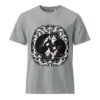 Midnight Curl Garment-Dyed Vintage Tee — grey front | Keanu Organics