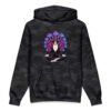 Mushroom Meditation Heavyweight Hoodie black camo front