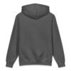 Mushroom Meditation Heavyweight Hoodie charcoal solid back