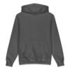 Rooted Lotus Heavyweight Hoodie charcoal solid front