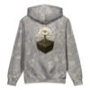 Rooted Lotus Heavyweight Hoodie camo back
