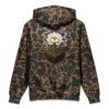 Rooted Lotus Heavyweight Hoodie camo back
